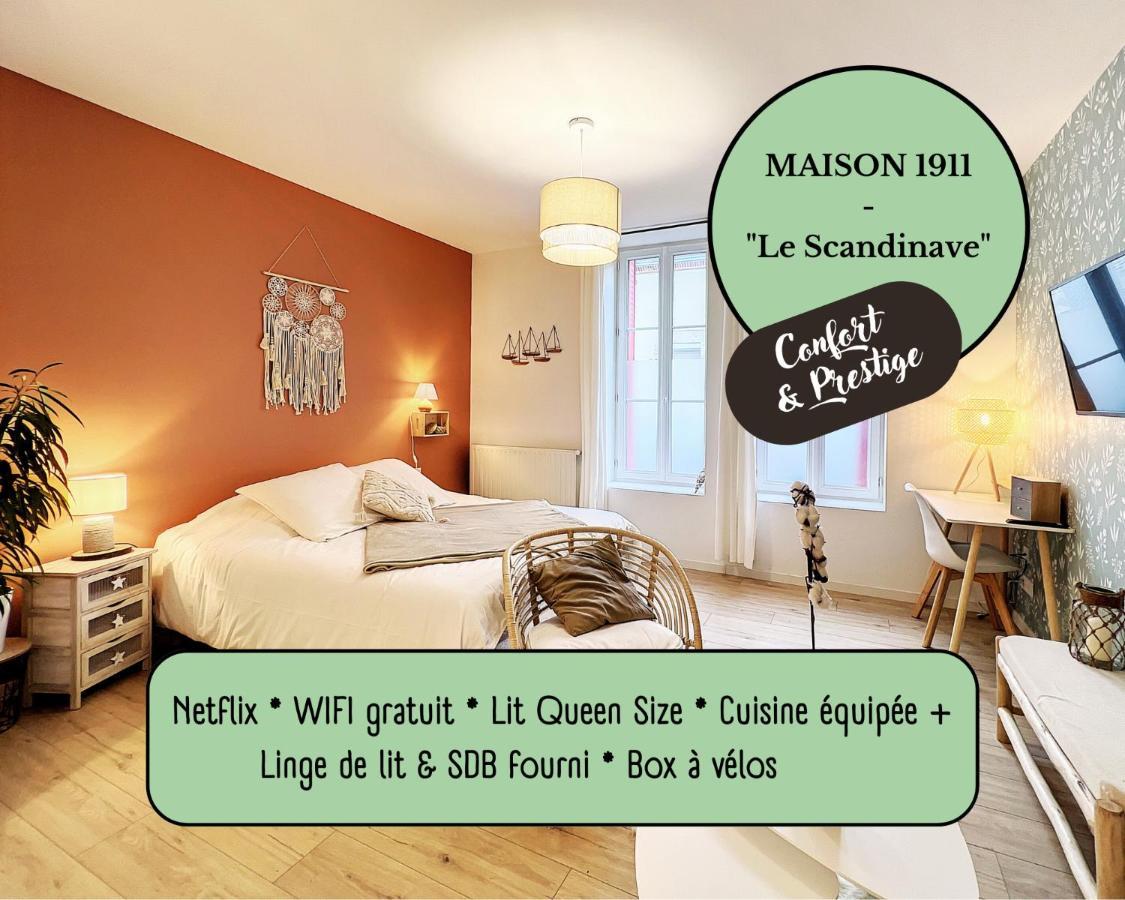 Appart Le Scandinave - Maison 1911 - Confort & Prestige Gien Kültér fotó